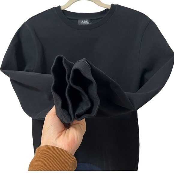 A.P.C Women’s Black & Blue Pullover Size Small - Picture 3 of 8